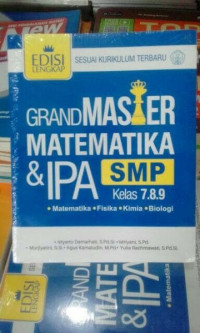 Image of Grand Master Matematika dan IPA SMP Kelas 7, 8, 9.